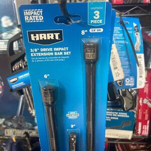 Hart 3/8" Drive Impact Extension Bar Set